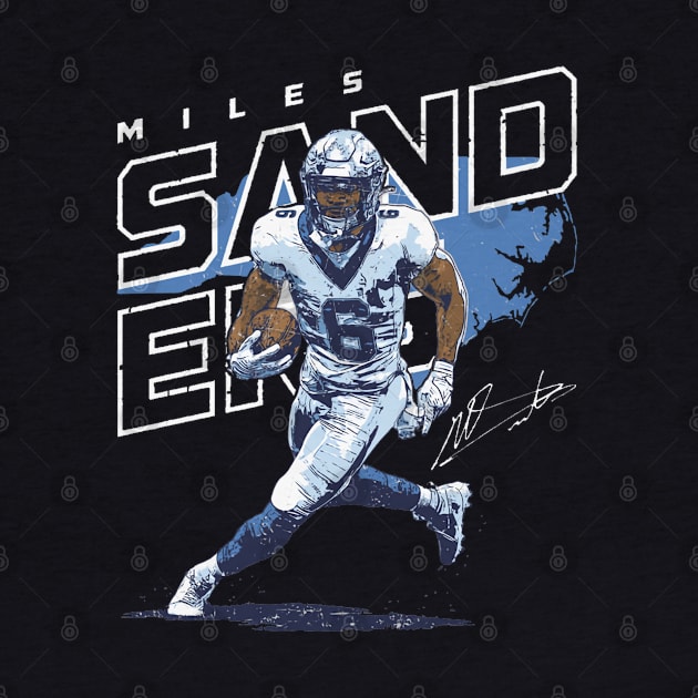 Miles Sanders Carolina Player Map by ClarityMacaws